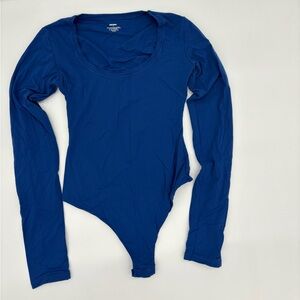 SKIMS Vibrant Blue Scoop Neck Bodysuit
